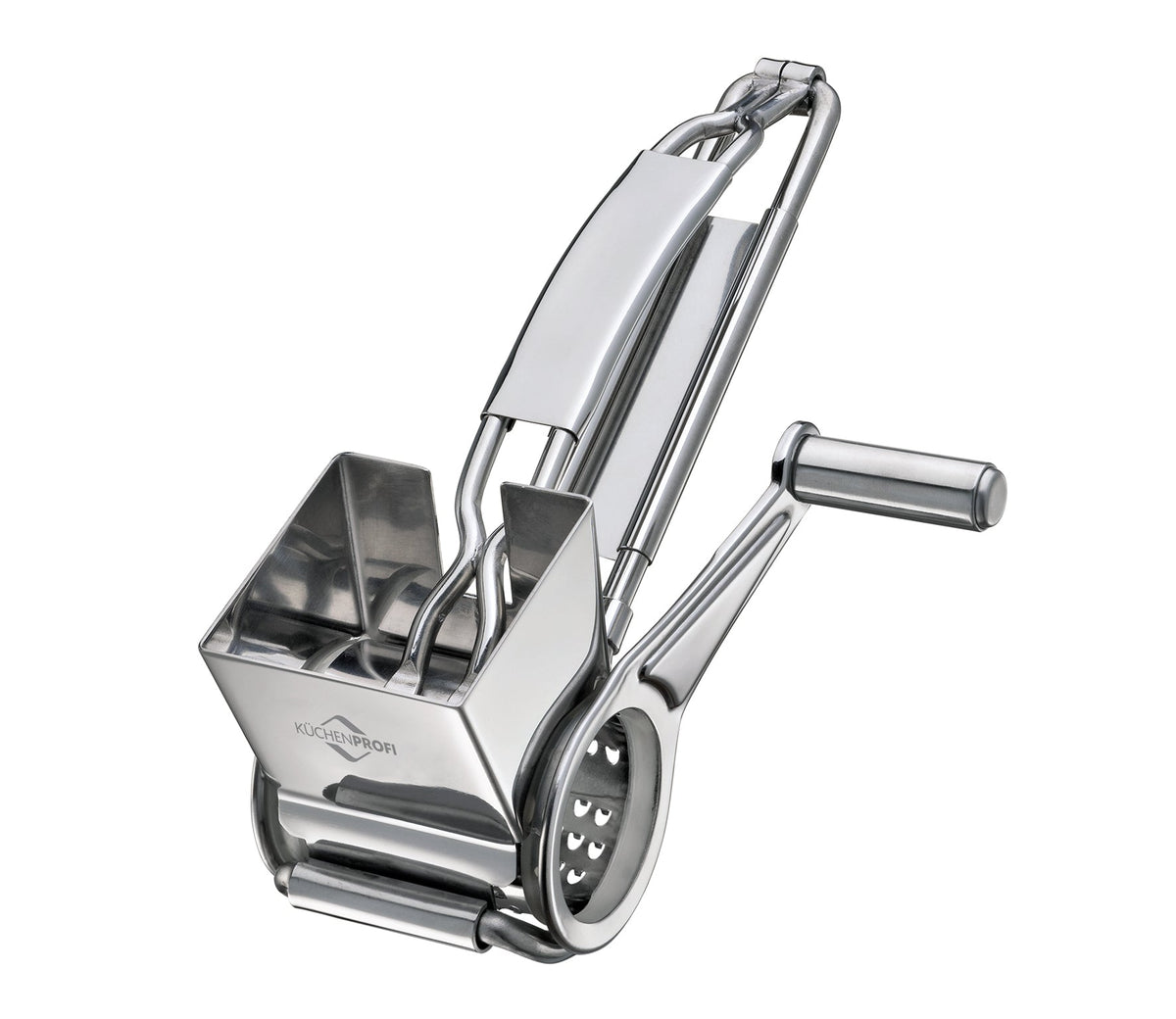18/10 Stainless Steel Rotary Grater (for Cheese, Chocolate, Nuts, etc)