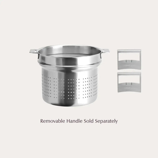 18/10 Stainless Steel Colander / Pasta Basket (available in 3 sizes) - Low Plastic Lifestyle