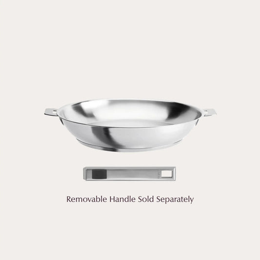 18/10 Stainless Steel Deep Frying Pan - Low Plastic Lifestyle