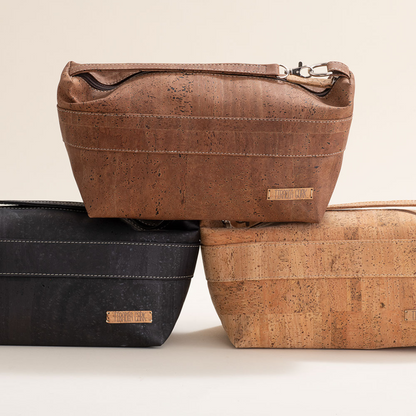 Extra Large Cork Cosmetic/Toiletry Bag