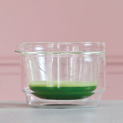 Glass and Bamboo Matcha Tea Set (Green)