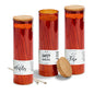 Extra Long Apothecary Matches in Amber Glass Jar With Cork Lid (150 count)