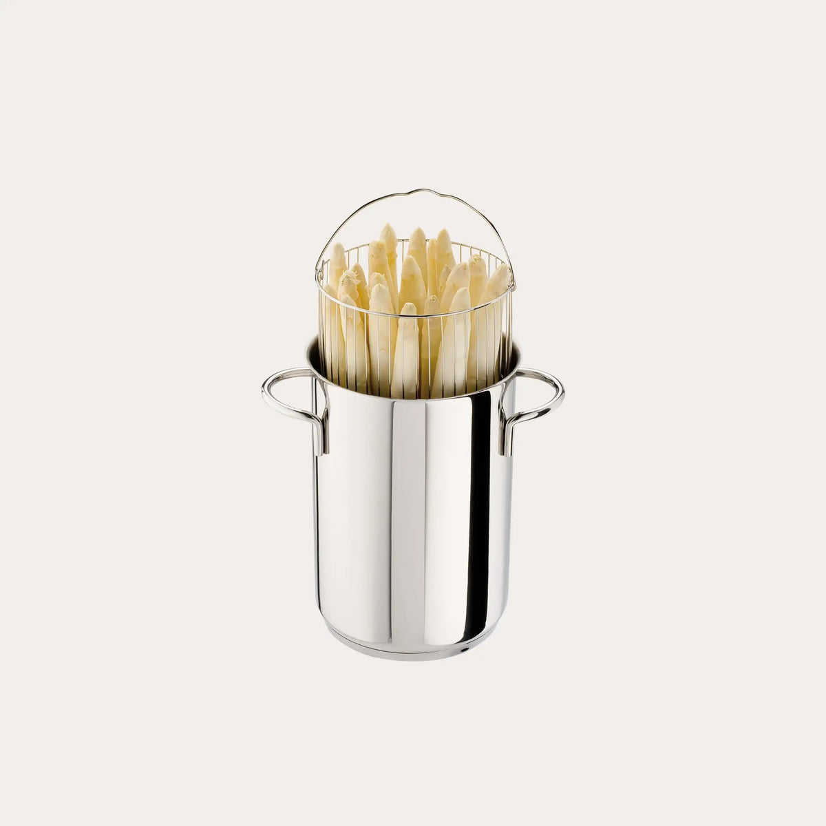 18/10 Stainless Steel Asparagus Pot with Specialty Insert and Glass Lid