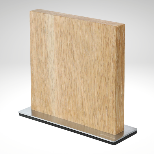 Standing Wooden  Magnetic Knife Block (10 knife capacity)