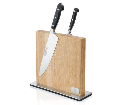 Standing Wooden  Magnetic Knife Block (10 knife capacity)