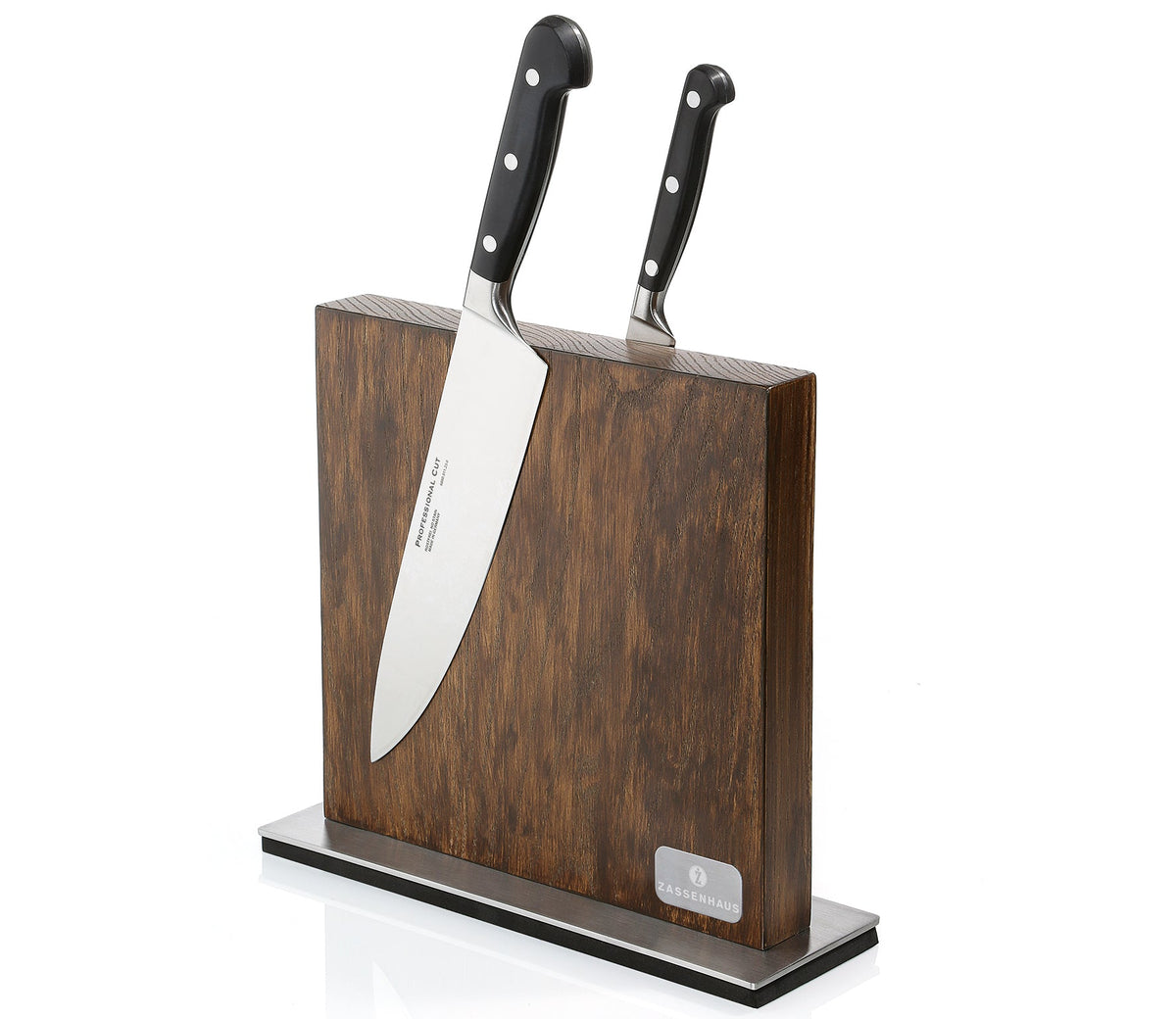 Standing Wooden  Magnetic Knife Block (10 knife capacity)