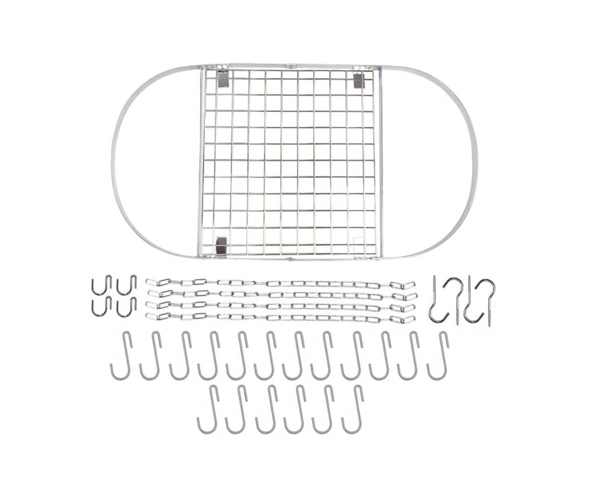 Ceiling Mounted Stainless Steel Oval Hanging Pot Rack