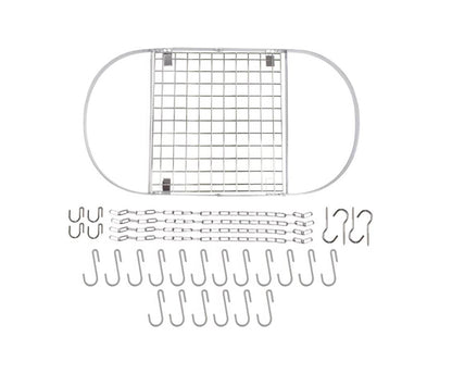 Ceiling Mounted Stainless Steel Oval Hanging Pot Rack