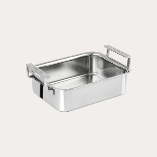 10/18 Stainless Steel Mini Roaster (4.5" x 4")