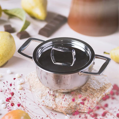 10/18 Stainless Steel Mini Stewpan with Lid (3 sizes available)