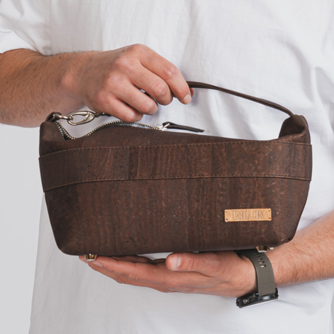 Extra Large Cork Cosmetic/Toiletry Bag