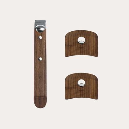 Full Set of Long & Side Wooden Handles for Strate®Detachable Handle System (beach, olive, or walnut)