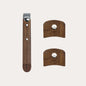 Full Set of Long & Side Wooden Handles for Strate®Detachable Handle System (beach, olive, or walnut)