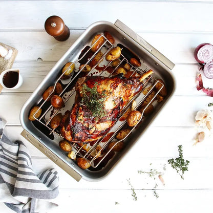 10/18 Stainless Steel Roaster (2 sizes available)