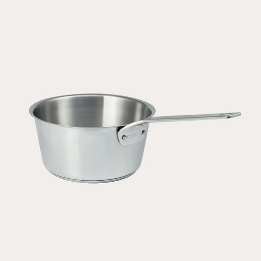 10/18 Stainless Steel Heritage Style Tapered Saucepan (3 sizes available, lid not included)