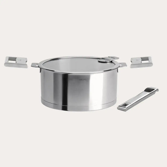 18/10 Stainless Steel 1 qt Saucepan with Lid & Handle
