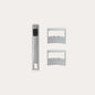 Set of 18/10 Stainless Steel Long and Side Handles for Strate®Detachable Handle System