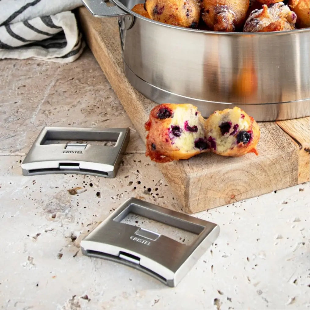 Single 18/10 Stainless Steel Side Handle for Strate®Detachable Handle System