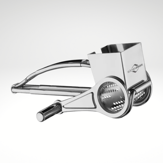 18/10 Stainless Steel Rotary Grater (for Cheese, Chocolate, Nuts, etc)