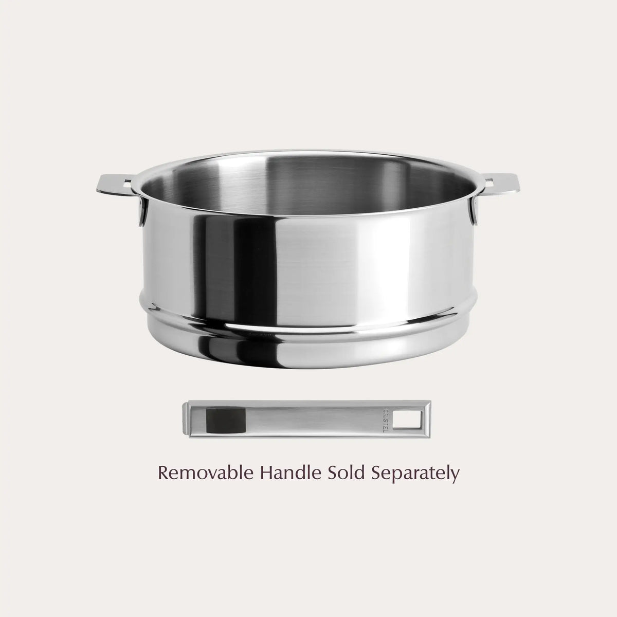 18/10 Stainless Steel Steamer Insert  for CRISTEL® Cookware (1 qt or 6.5 qt)