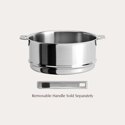 18/10 Stainless Steel Steamer Insert  for CRISTEL® Cookware (1 qt or 6.5 qt)