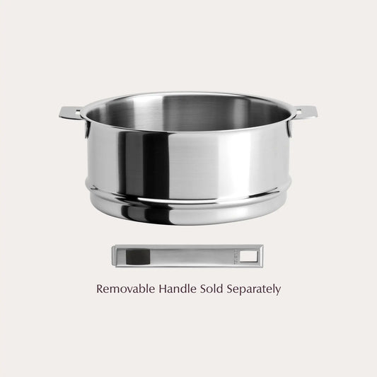 18/10 Stainless Steel Steamer Insert  for CRISTEL® Cookware (1 qt or 6.5 qt)