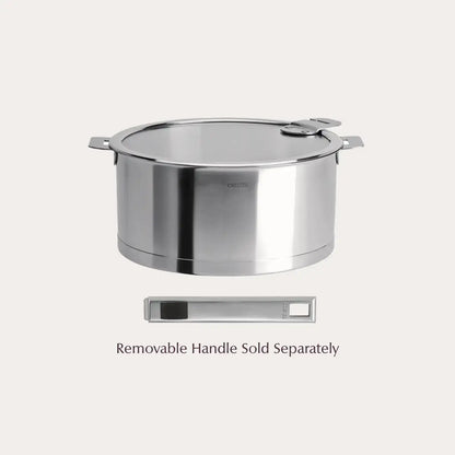 18/10 Stainless Steel Stewpan with Glass Lid (3 sizes available)