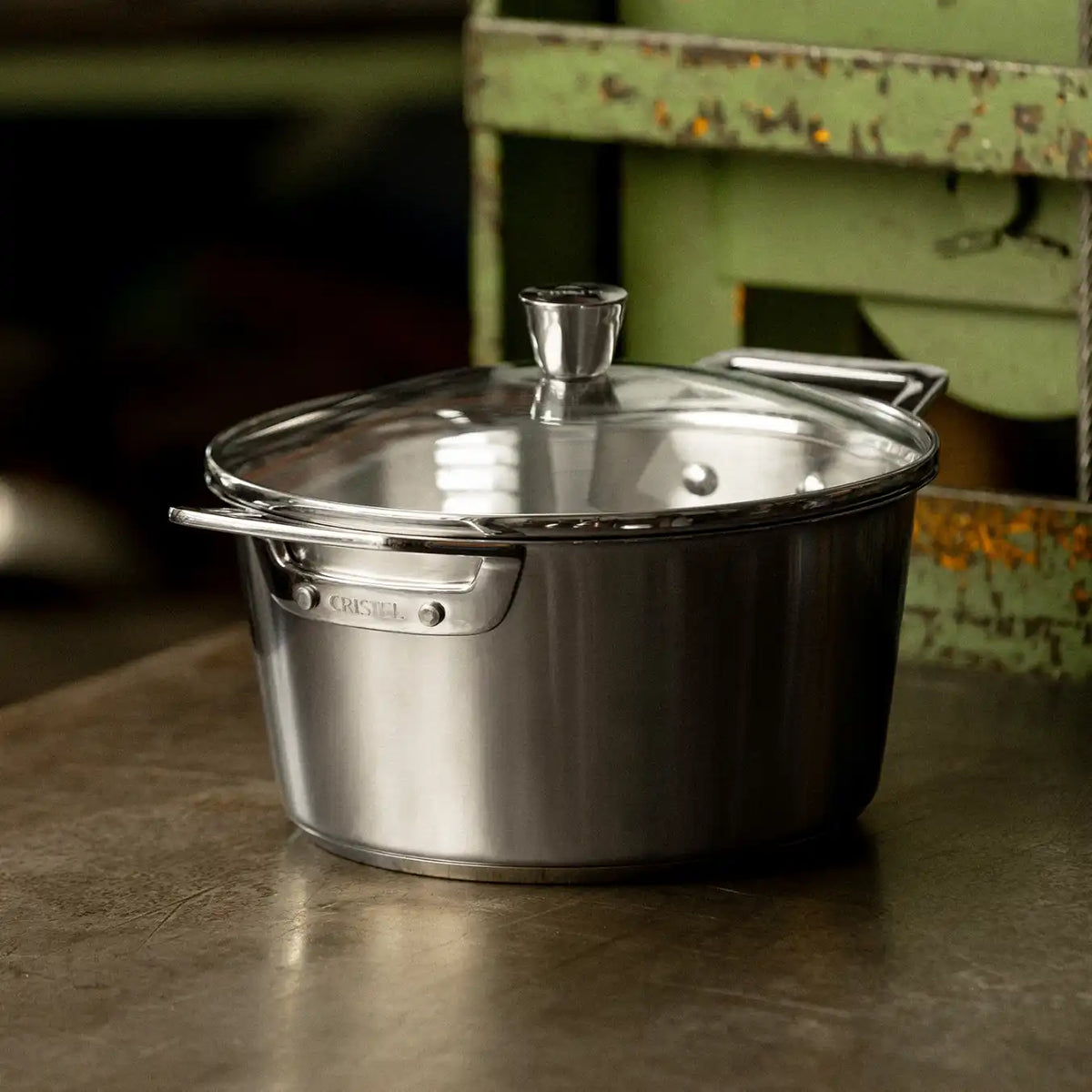 10/18 Stainless Steel Heritage Style Tapered Stewpot with Lid (available in 4 sizes)