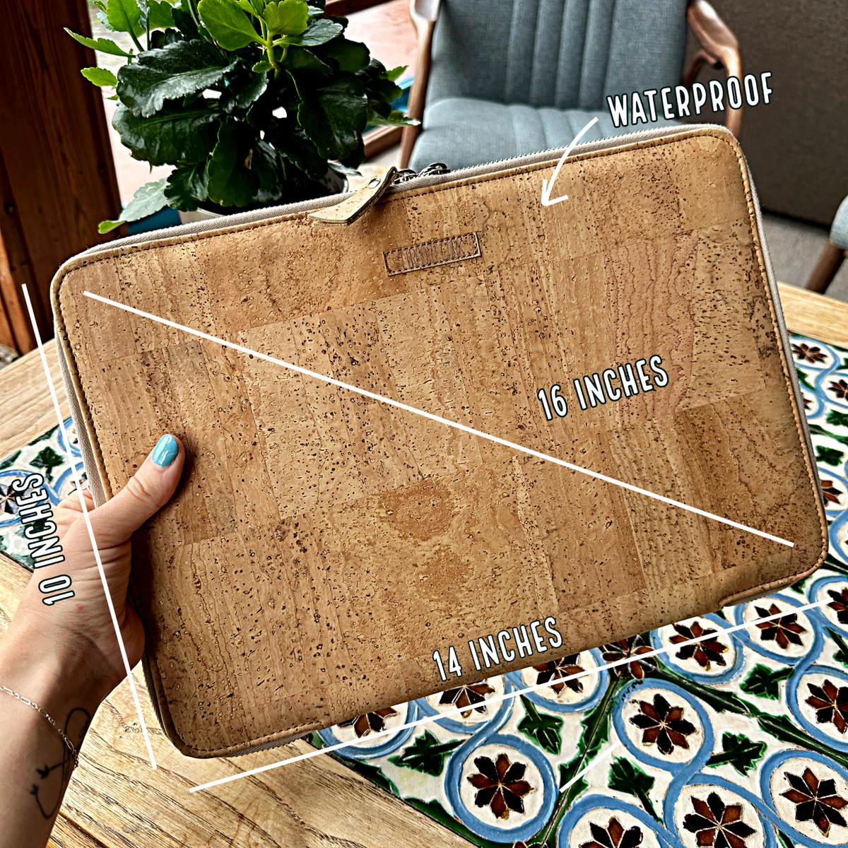 Waterproof Cork Laptop Sleeve