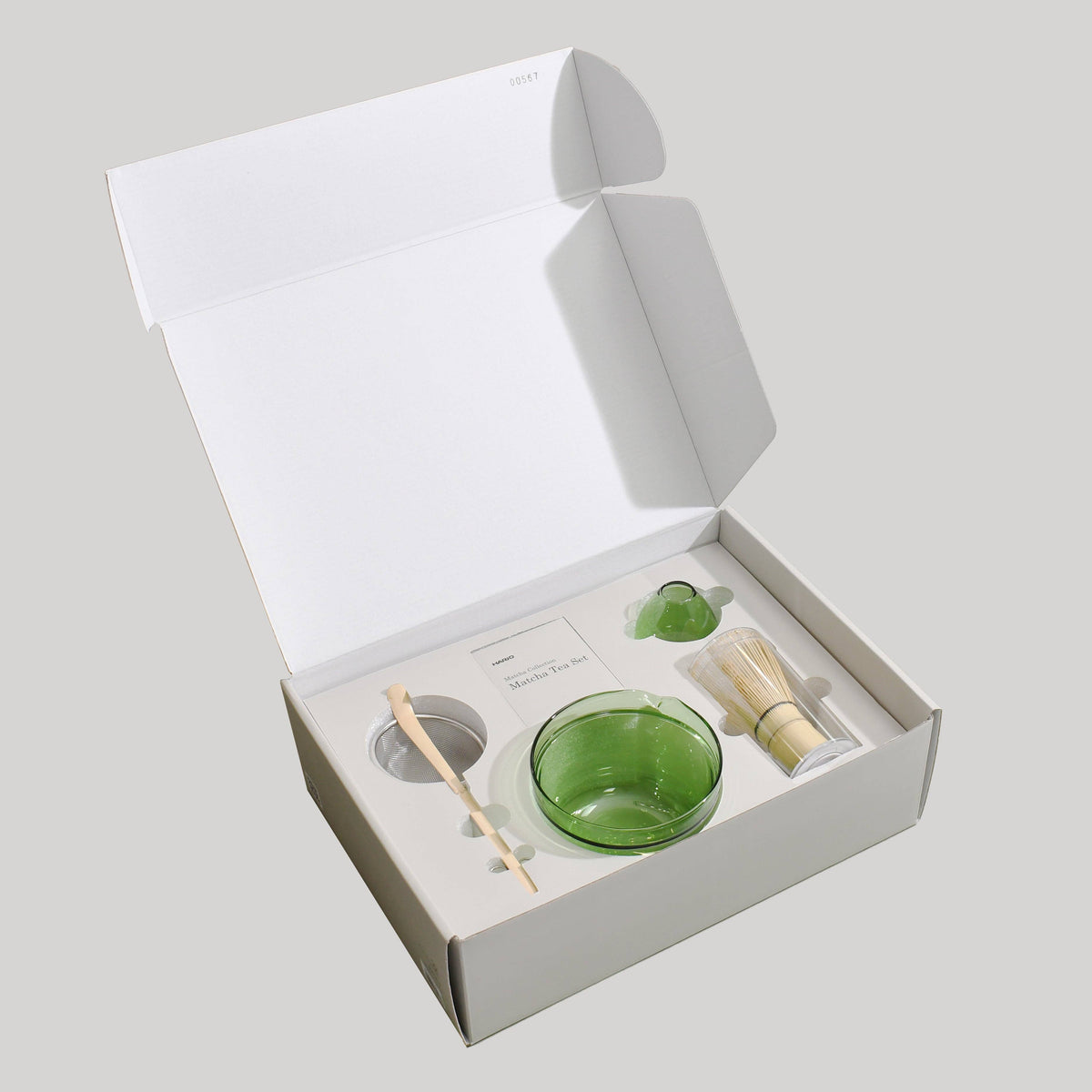 Glass and Bamboo Matcha Tea Set (Pink)
