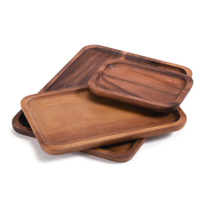 3-Piece Rectangular Nesting Serving Trays (4x6, 6x9, 8x11)