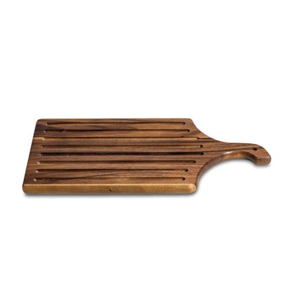 Two-Sided Crumb Catching Wooden Cutting Board (10 x 18)