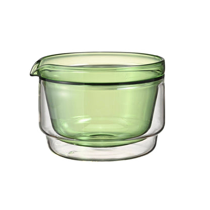 Glass and Bamboo Matcha Tea Set (Green)