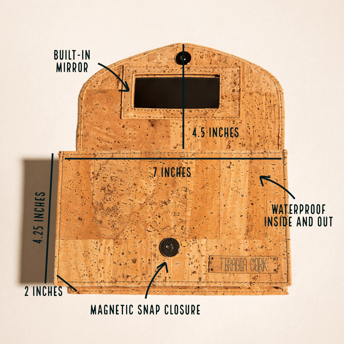 Cork Cosmetic Bag - Low Plastic Lifestyle
