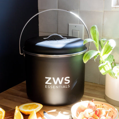 Countertop Composting Kit with 6.5 Bin, 48 Bags, and 3 Filters