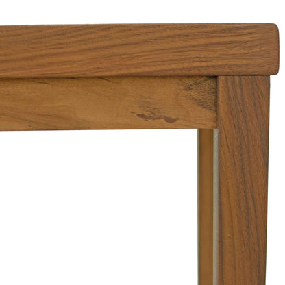 Handmade Single-Slab Farmhouse-Style Wood Console Table