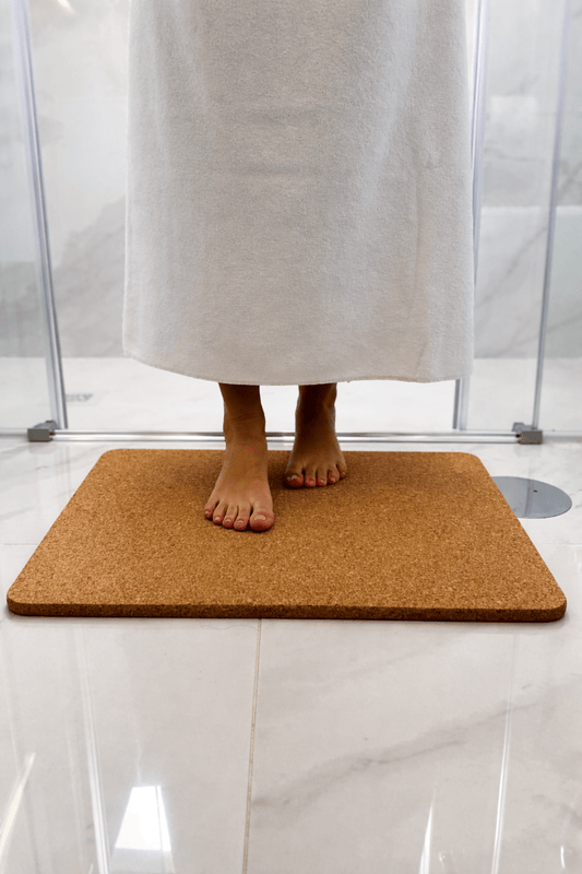 Natural Cork Bath Mat - Low Plastic Lifestyle