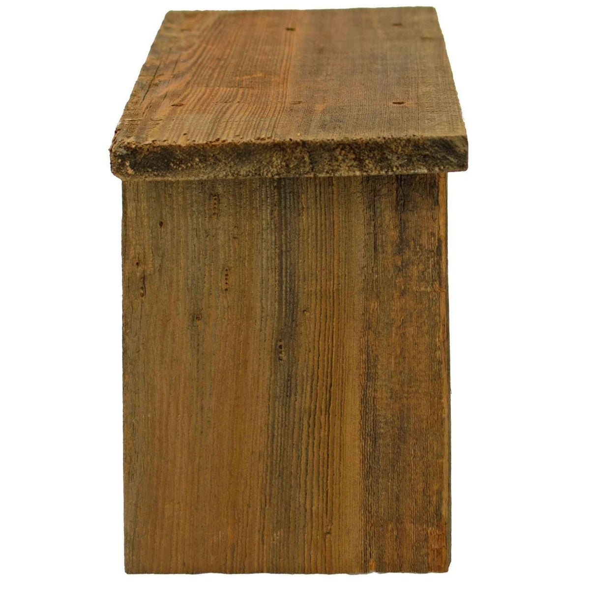 Raw Reclaimed Redwood Stool or End Table