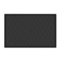 Black Food-Grade Silicone Sink Liner with Drain Hole (22" x 34" x 1")