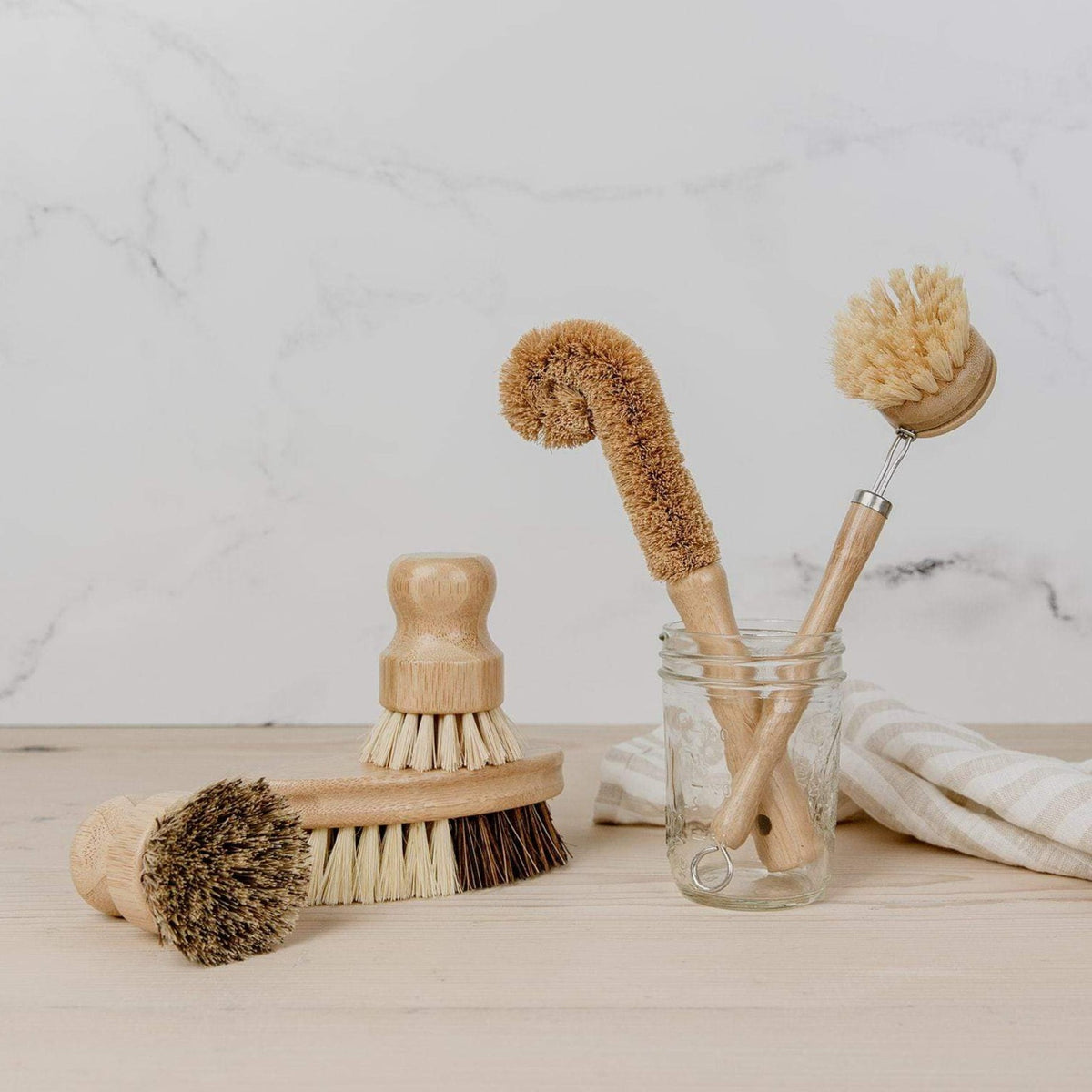 Plastic-Free and Zero-Waste Dish Brush Kit