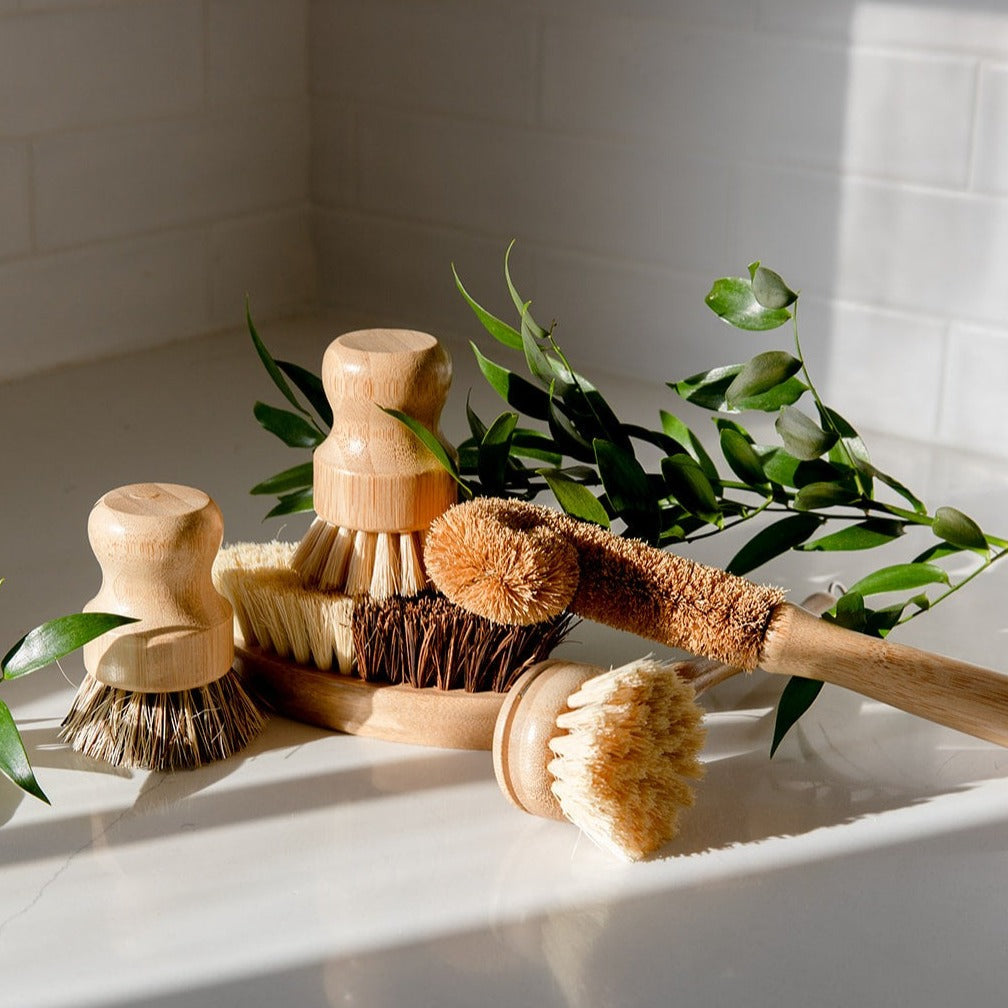 Plastic-Free and Zero-Waste Dish Brush Kit