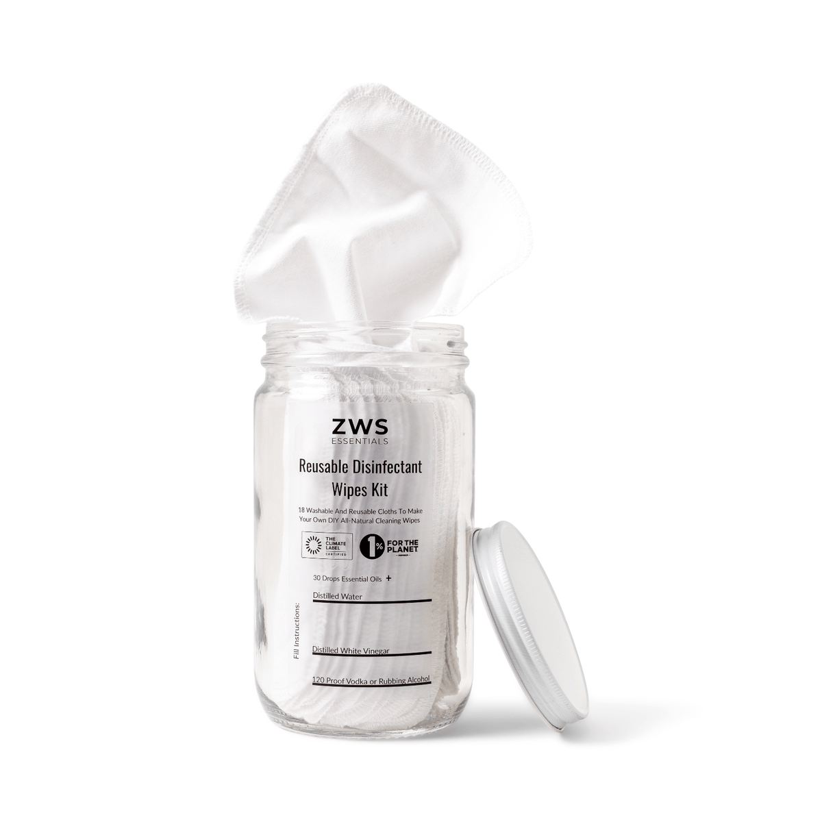 DIY Kit for Reusable Disinfectant Wipes