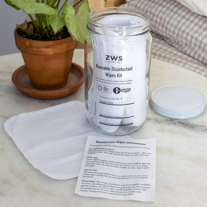 DIY Kit for Reusable Disinfectant Wipes