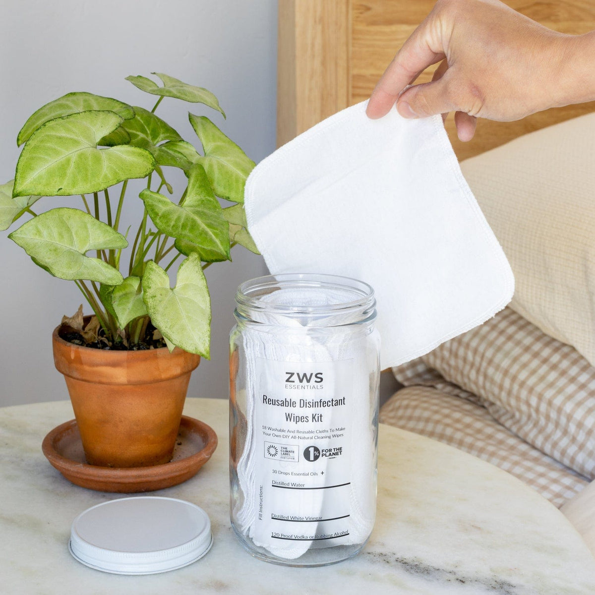 DIY Kit for Reusable Disinfectant Wipes